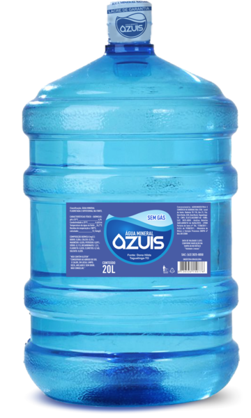 ÁGUA 20 LITROS GARRAFAO PP