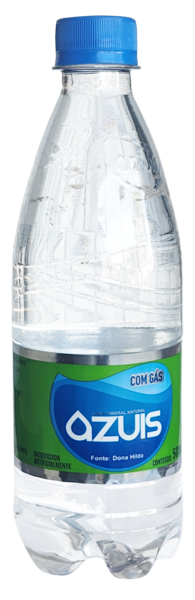 ÁGUA 500 GARRAFA PET COM GAS