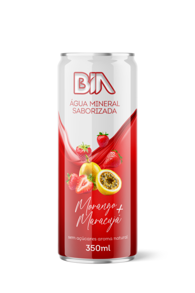 LATA SABORIZADA 350ML maracujá morango