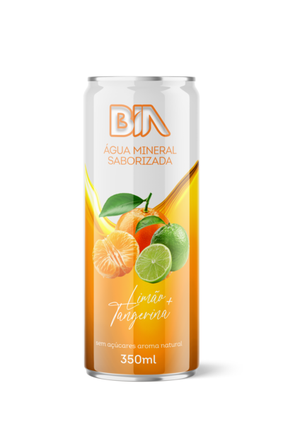 LATA SABORIZADA 350ML tagerina e limão