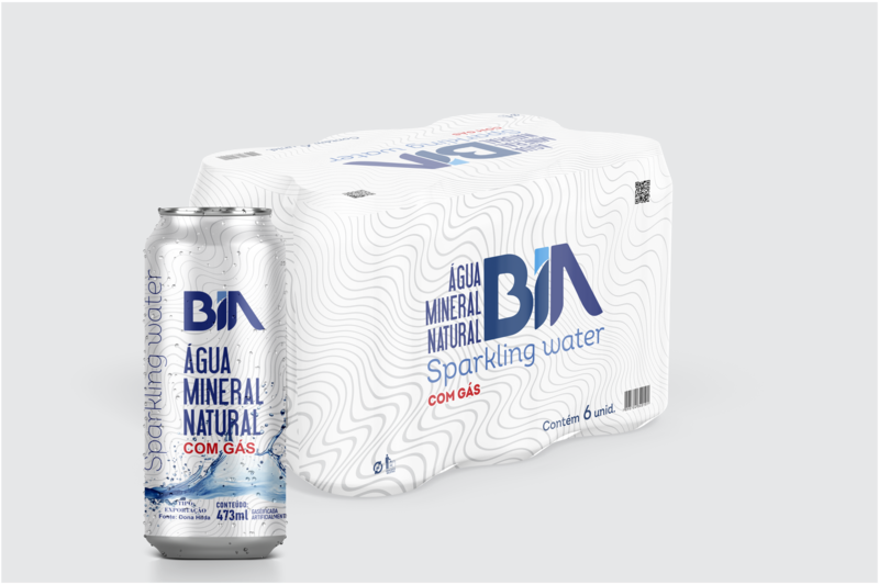 SHRINK ABUAS DE LATA 6 LATAS COM GAS